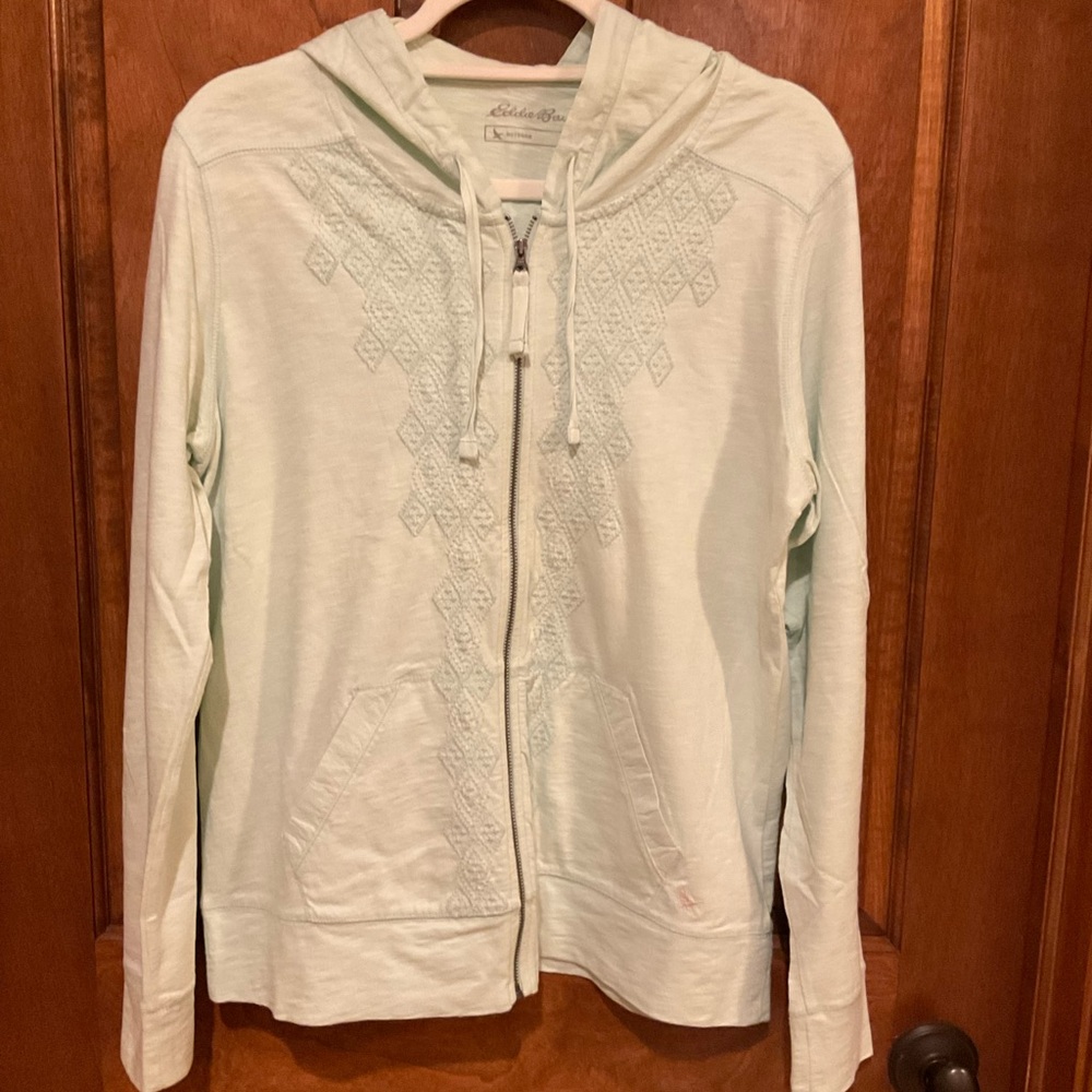 Eddie Bauer Women's Light Green Hoodie